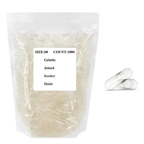 Size clear empty gelatin - size,