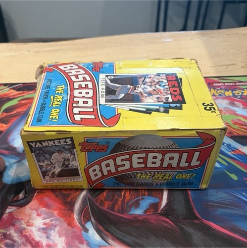 1986 topps baseball wax box - topps,