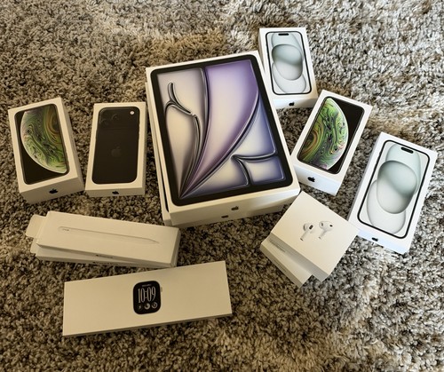 Apple device boxes - boxes, empty