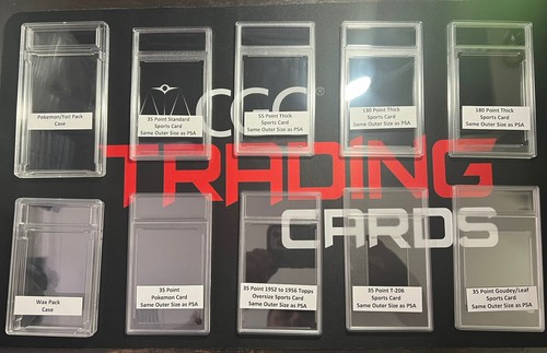 Empty trading card slab graded - trading,