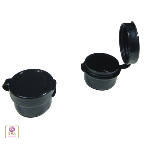 Cosmetic hinge jars empty - hinge,