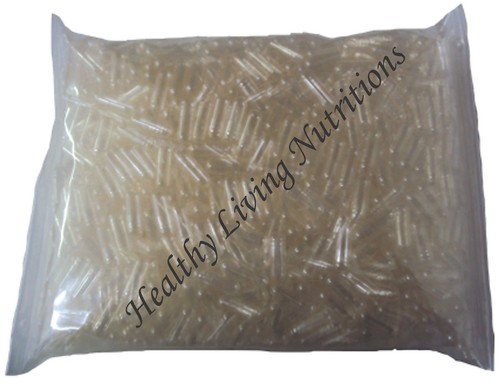 Empty gel gelatin capsules - gelatin, ~