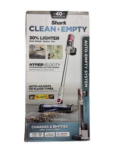 Shark clean empty - empty, cordless