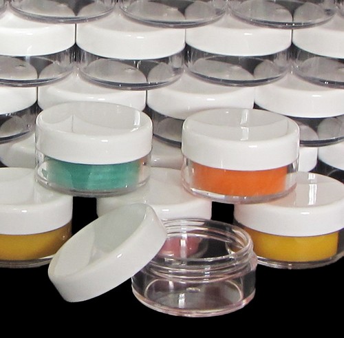Plastic cosmetic jars - cosmetic,