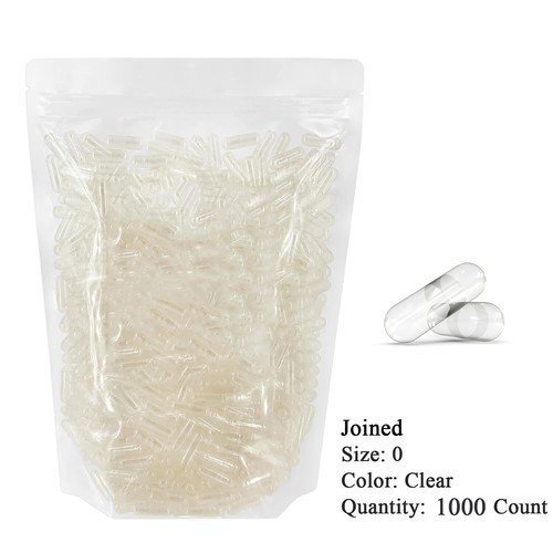 1000 empty gelatin capsules - gelatin,